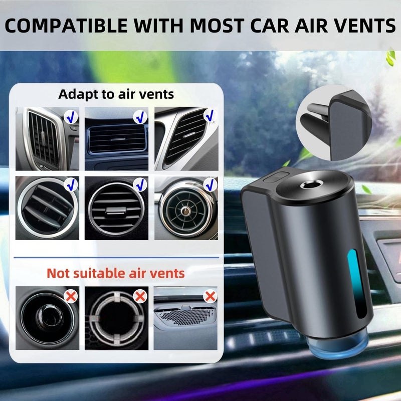 StandSky Car Air Freshener Diffuser  Smart Car Air Freshener  Car Diffuser Air Freshener with Three Adjustable Modes  Aromatizante Para Carro with 3pcs Essential Oil  Car Fresheners Long Lasting - Image 5